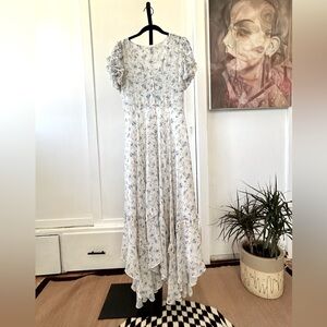Loveshackfancy silk maxi dress